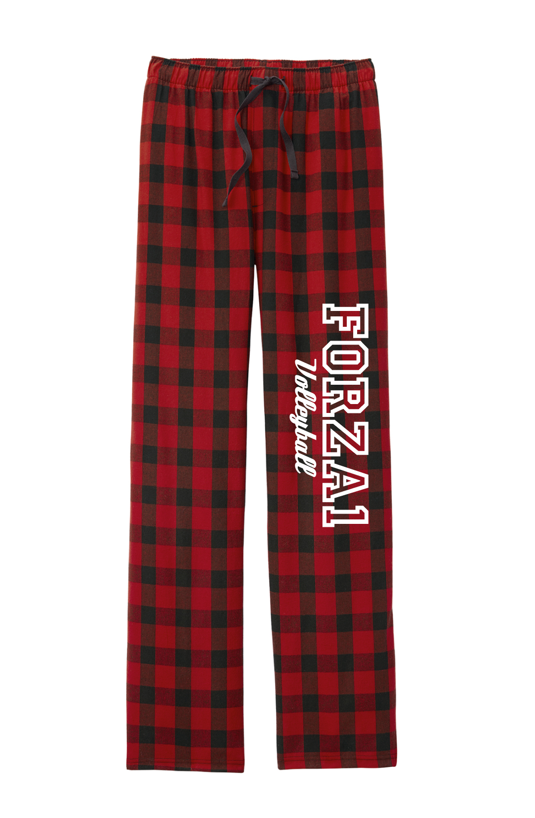 Black and Red Checkered Flannel Pajama Pants