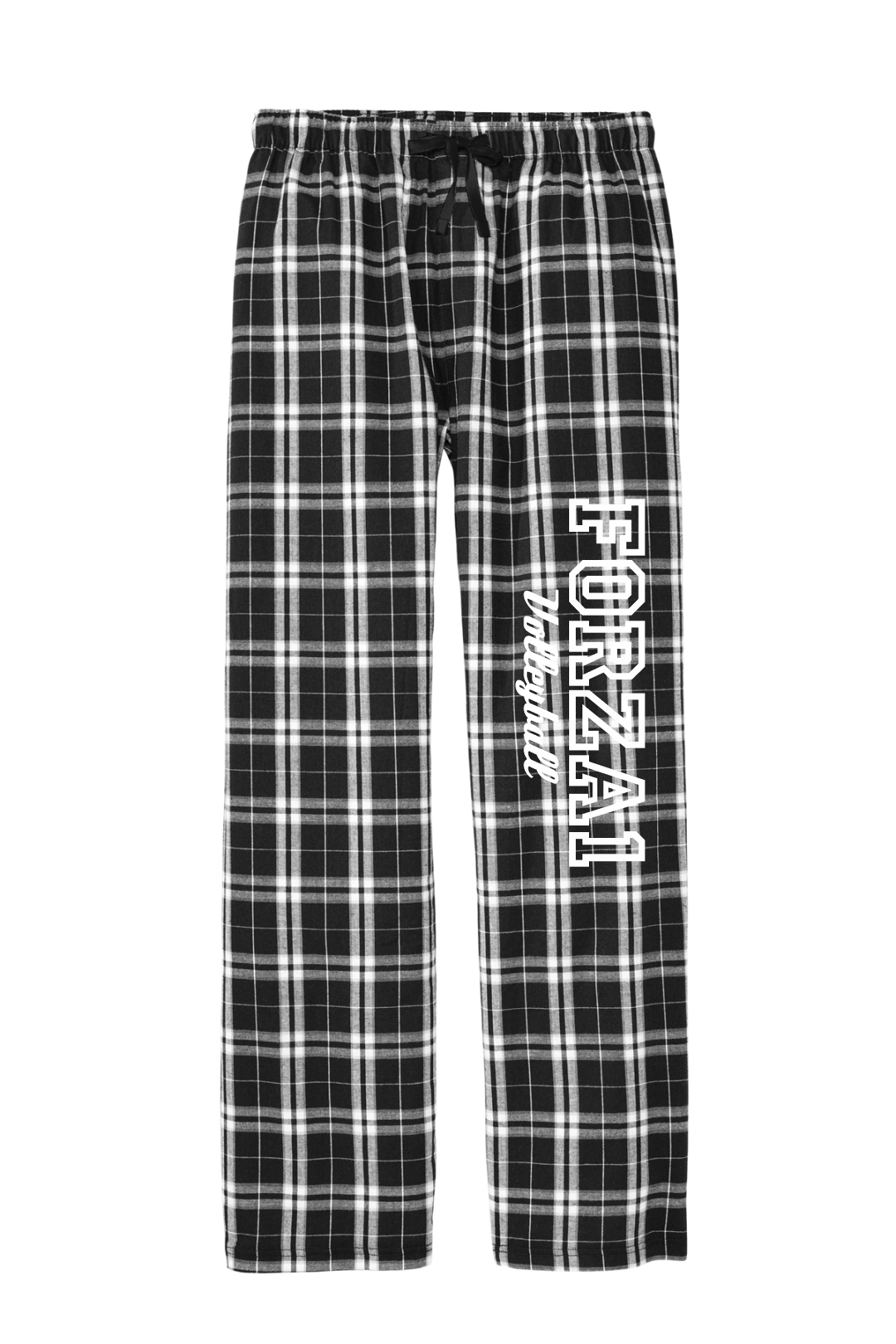 Black and White Flannel Pajama Pants
