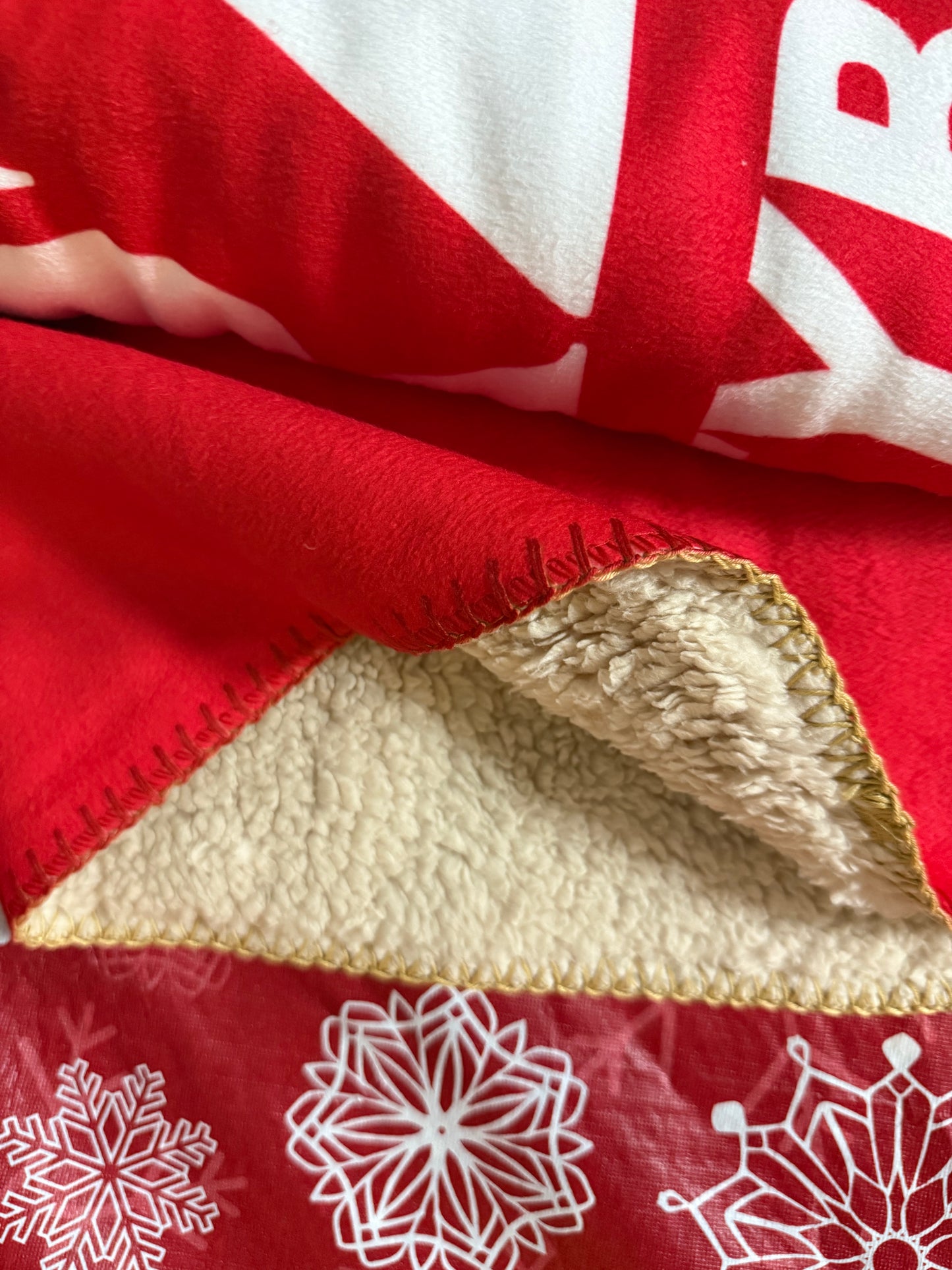 Red Forza1 Plush Blanket