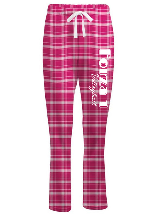Pink Forza1 Pajama Pants