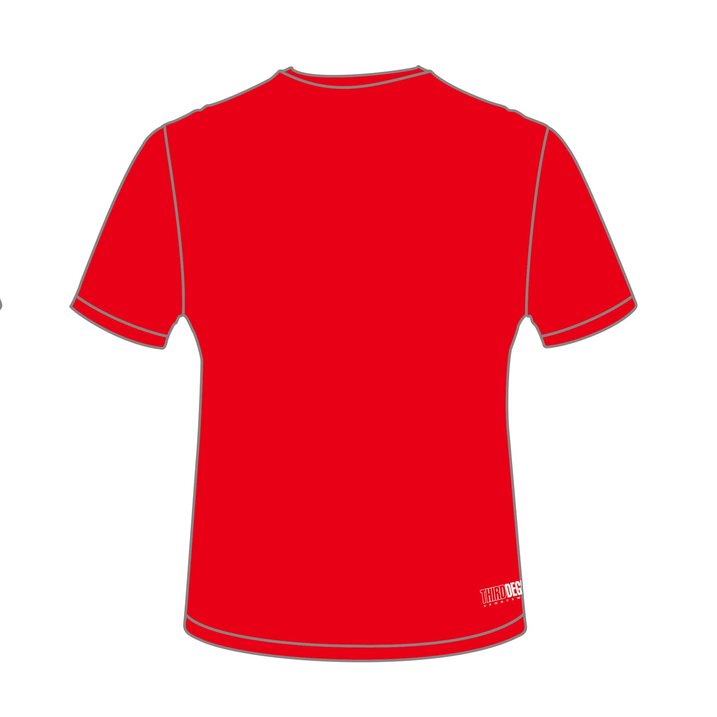 Red T Shirt with White Forza 1 Logo
