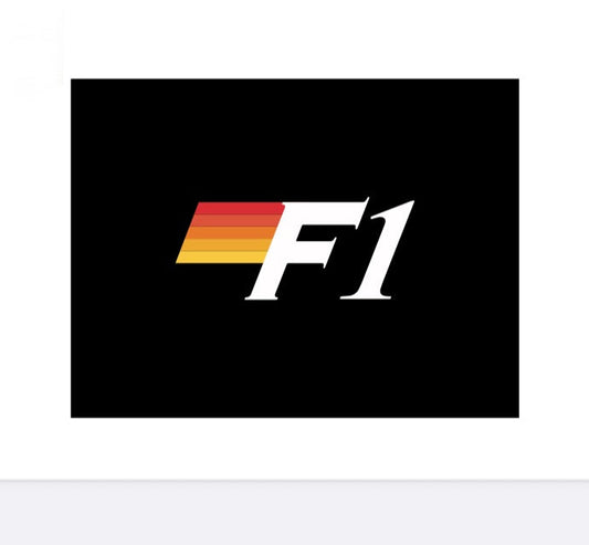 Black F1 Plush Blanket