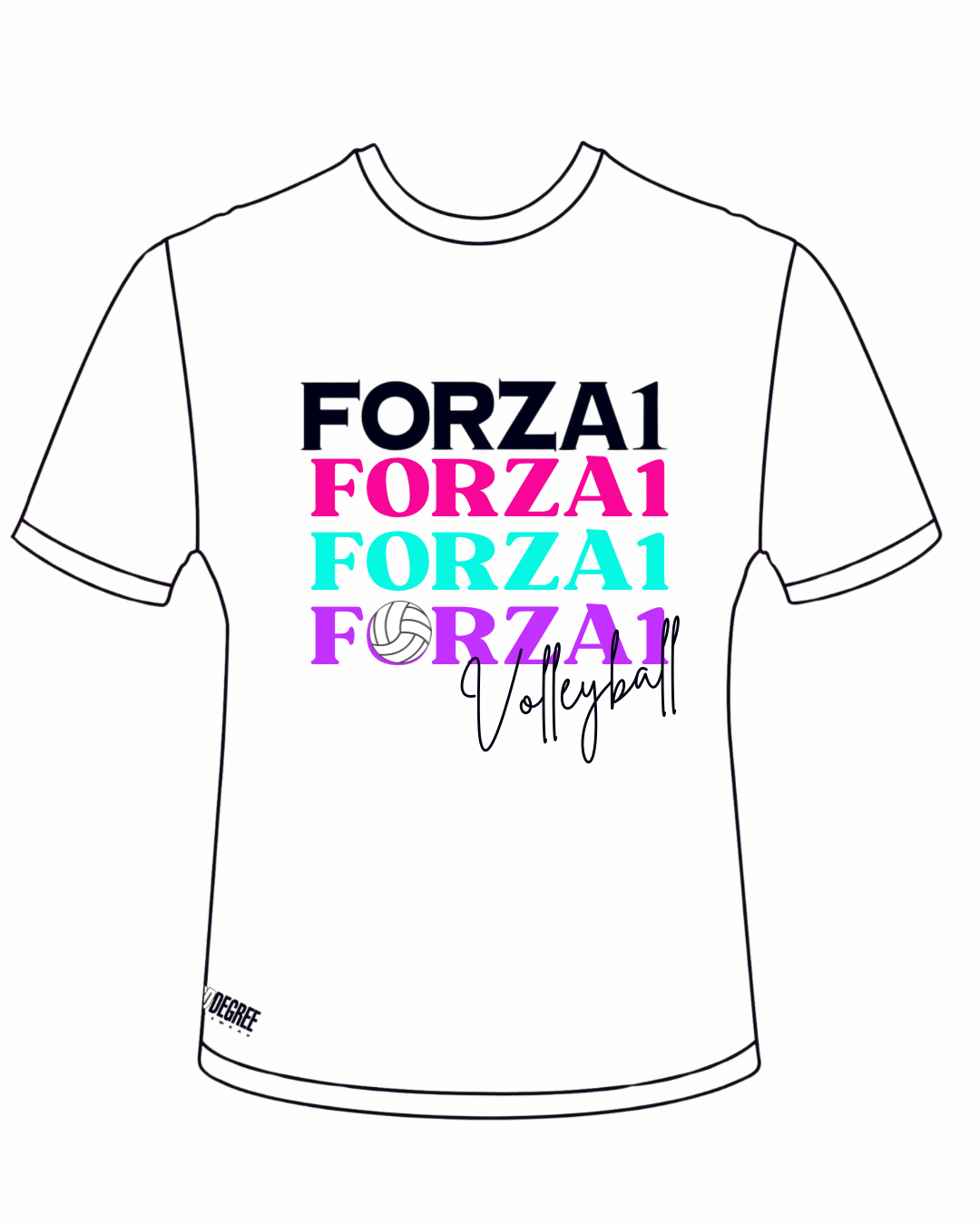 Forza1 Multicolor T Shirt