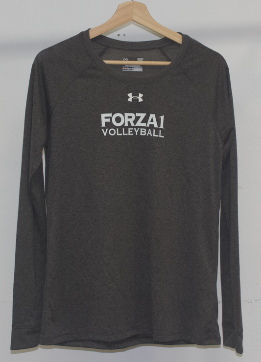 Under Armour Grey Forza1 Long Sleeve Practice Shirt