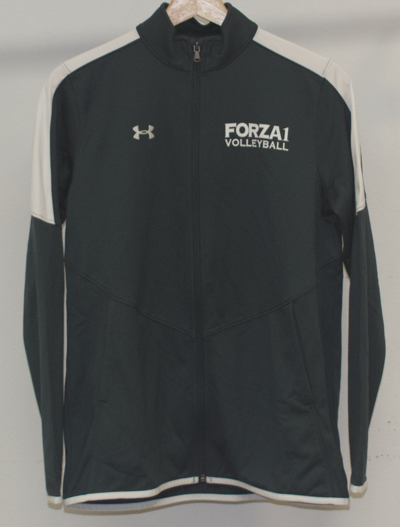 Under Armour Grey Full Zip Jacket (Forza 1 Printed Logo)